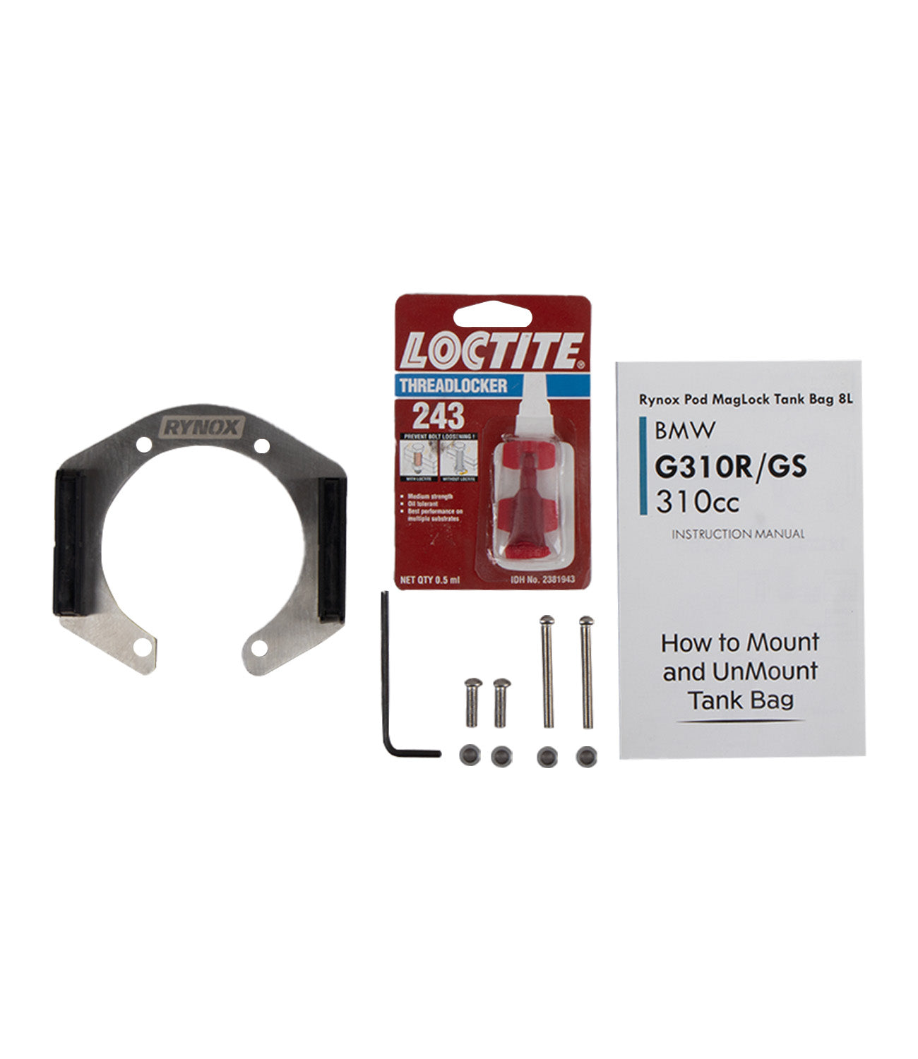 Rynox Pod Tank Ring Kit - BMW GS 310