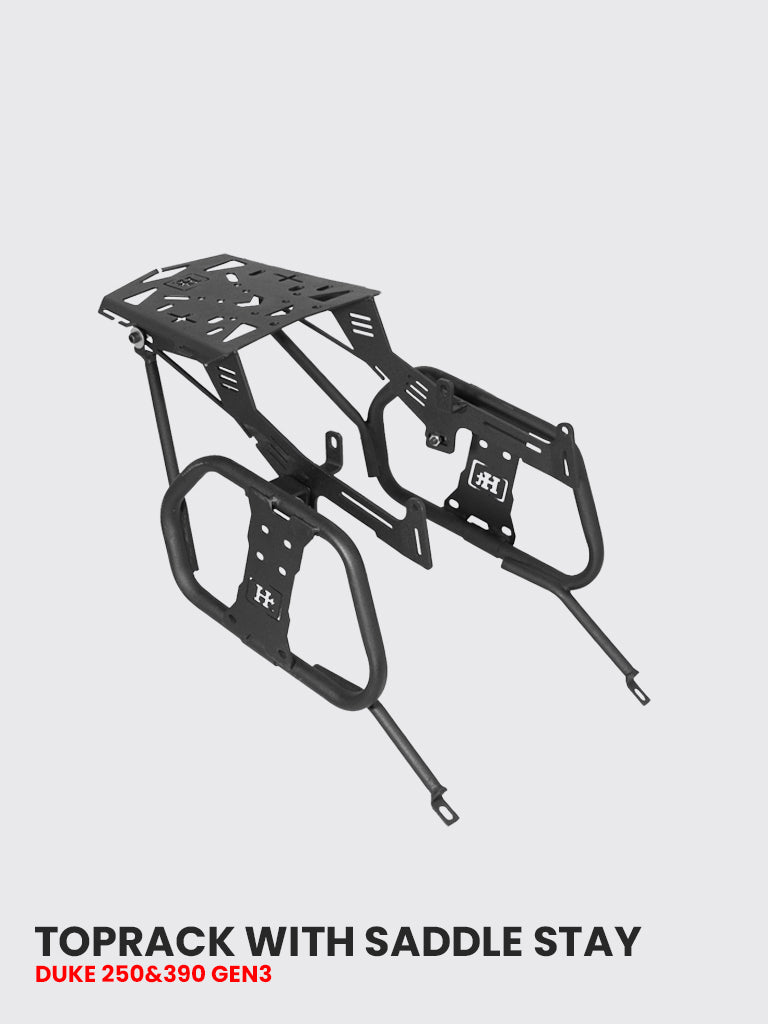 Saddle Stay Hi-Tech with Top Rack – KTM Duke 390 Gen3