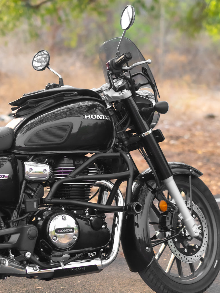 Crash Guard (4-Slider) for Honda CB 350 RS – Black by HT Exhaust
