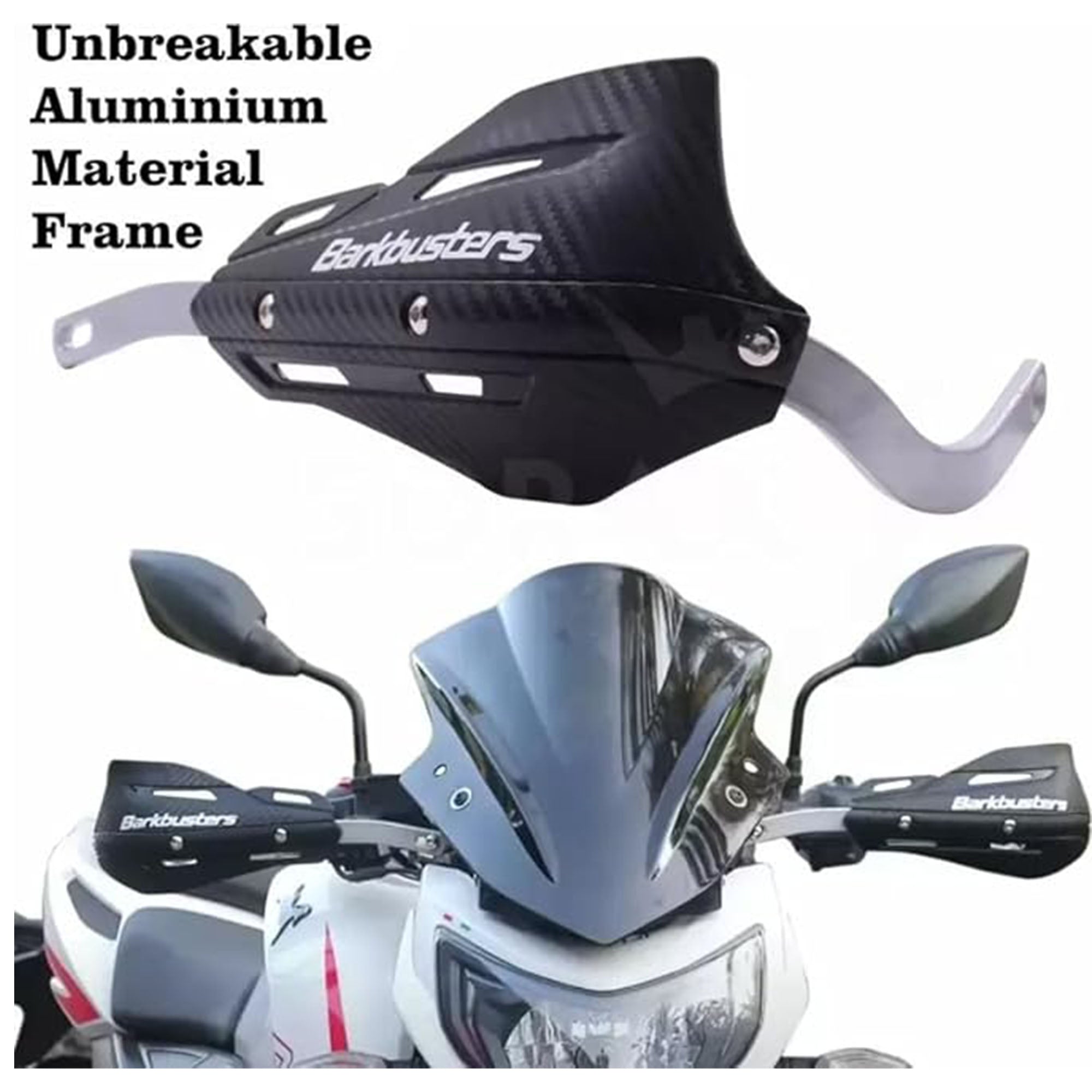 Universal Knuckle Guard/Hand Protector Heavy (Black)