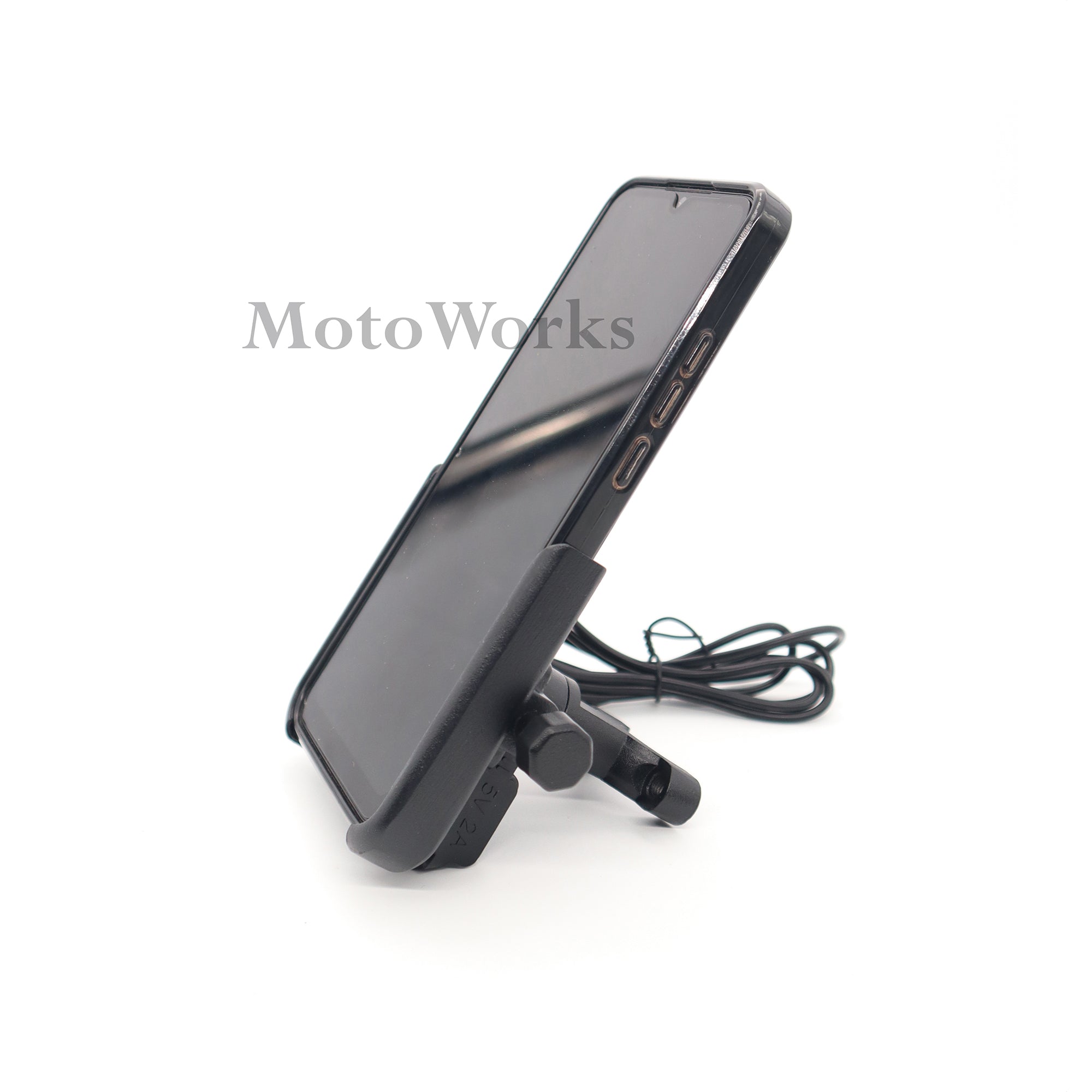 BSDDP Metal Mobile Holder with Charger (Black)(Original BSDDP)