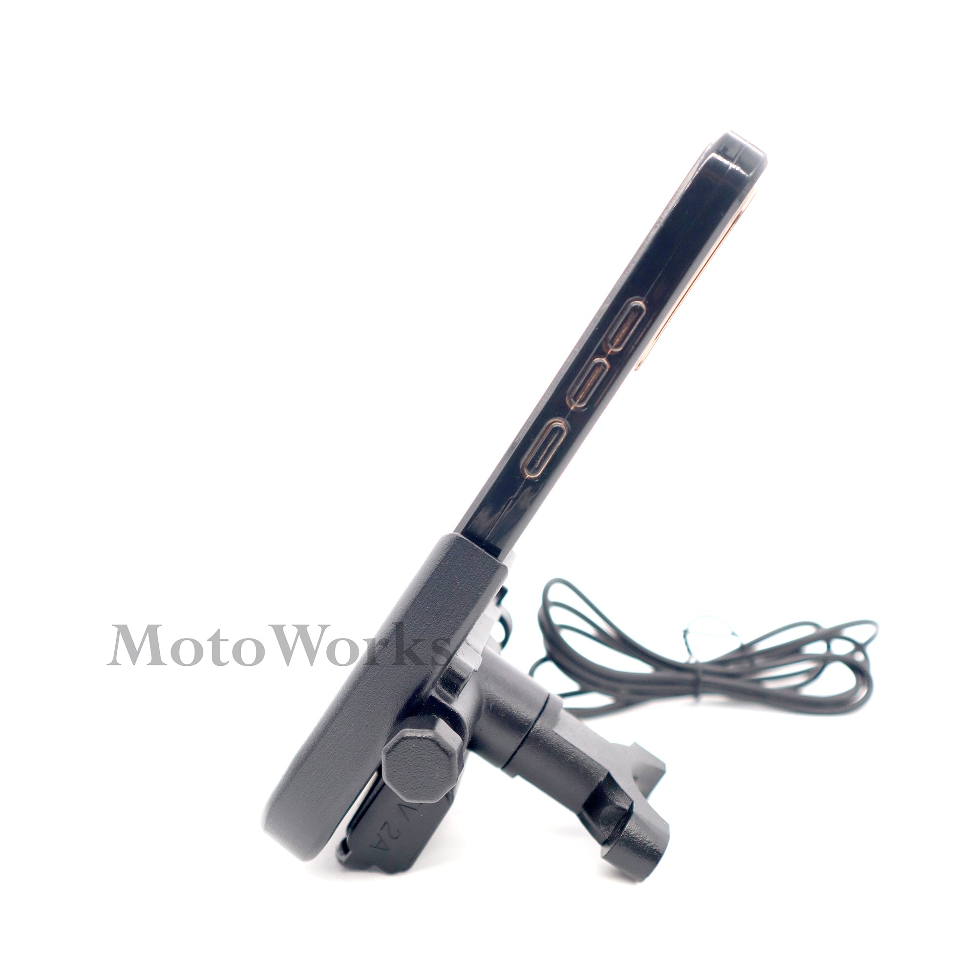 BSDDP Metal Mobile Holder with Charger (Black)(Original BSDDP)
