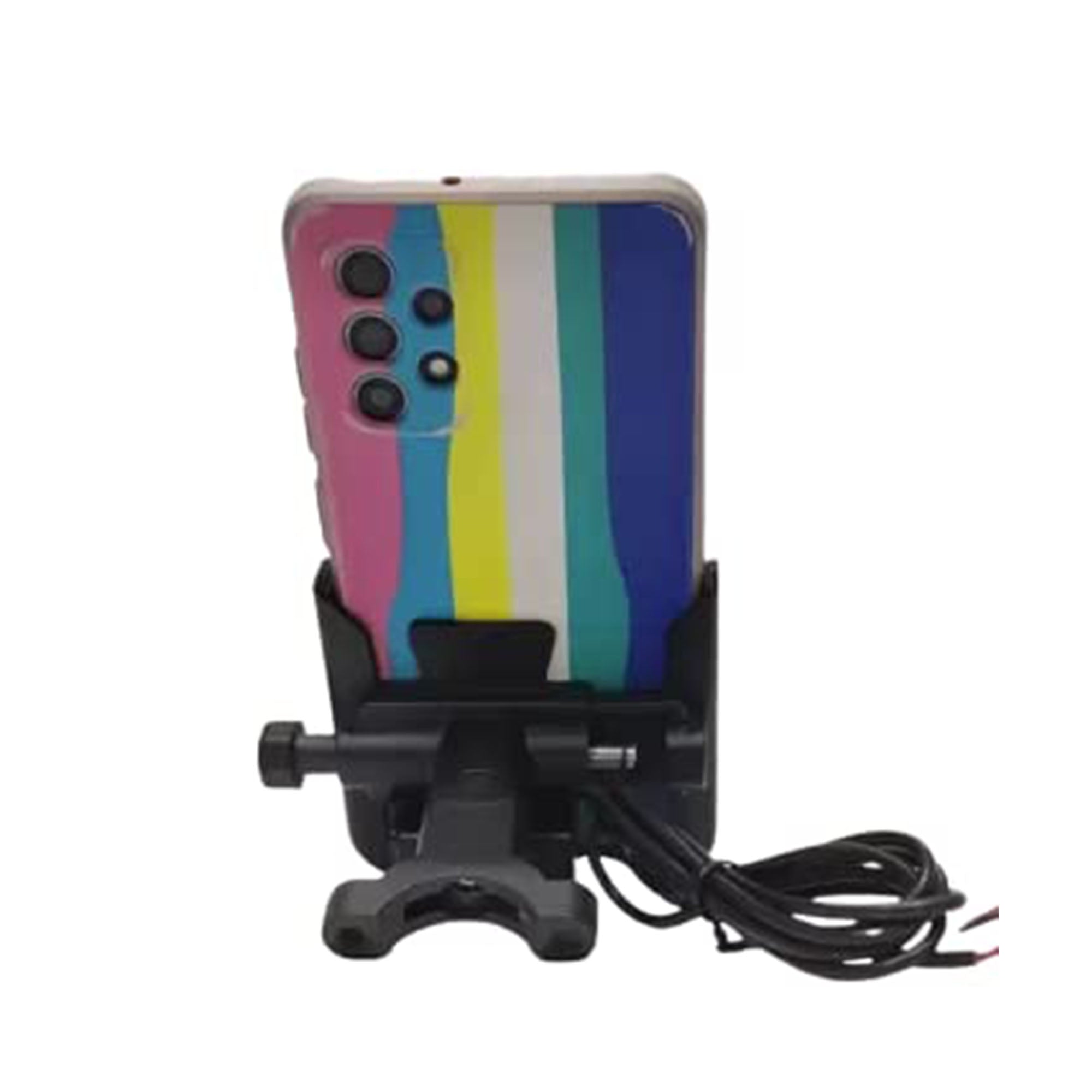 BSDDP Metal Mobile Holder with Charger (Black)(Original BSDDP)