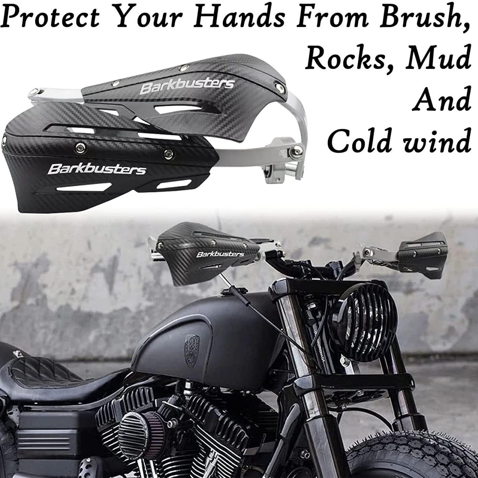 Universal Knuckle Guard/Hand Protector Heavy (Black)