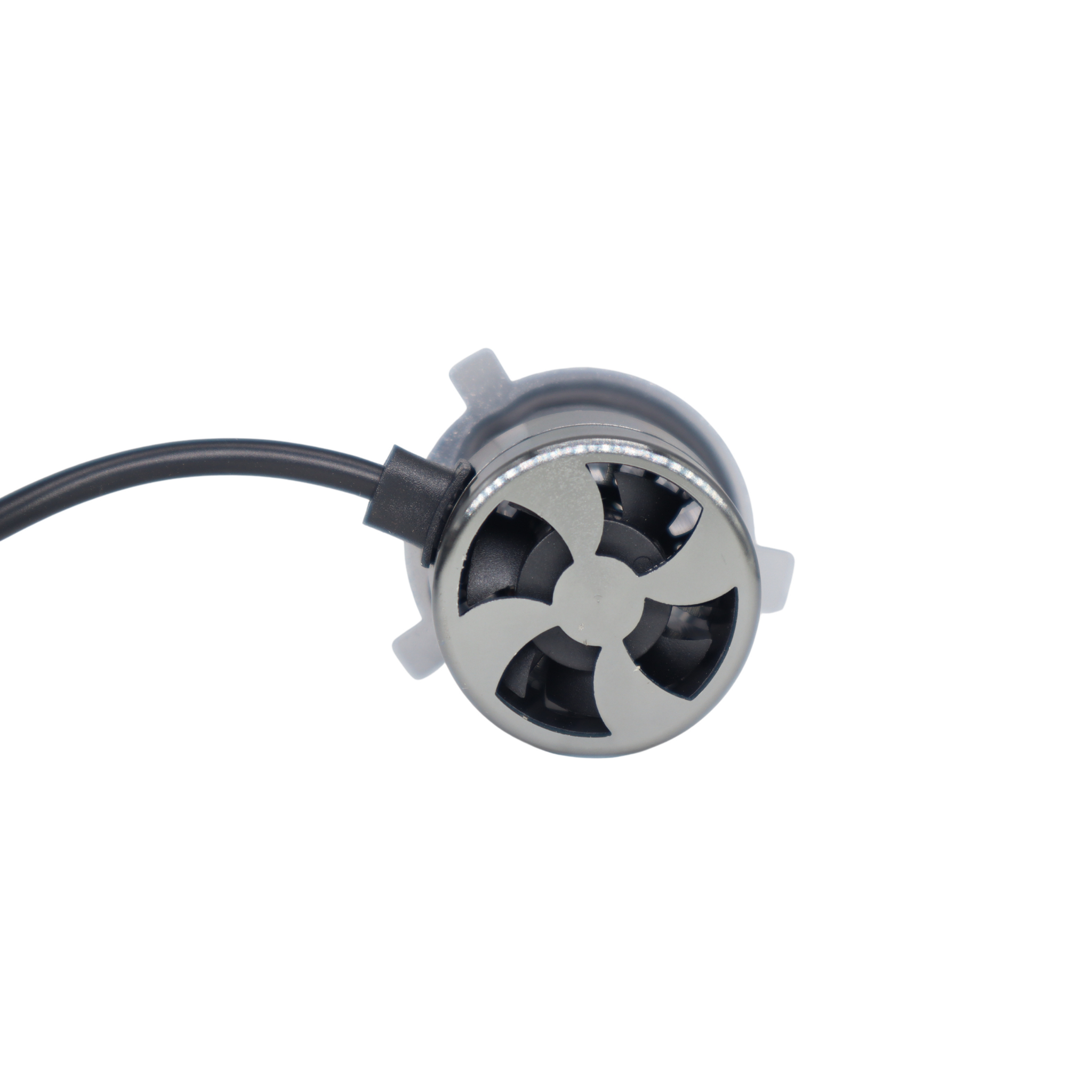 Moto Genius 60W H4 NIGHT EYE LED Headlight – White Light with Cooling Fan (18 Months Warranty)