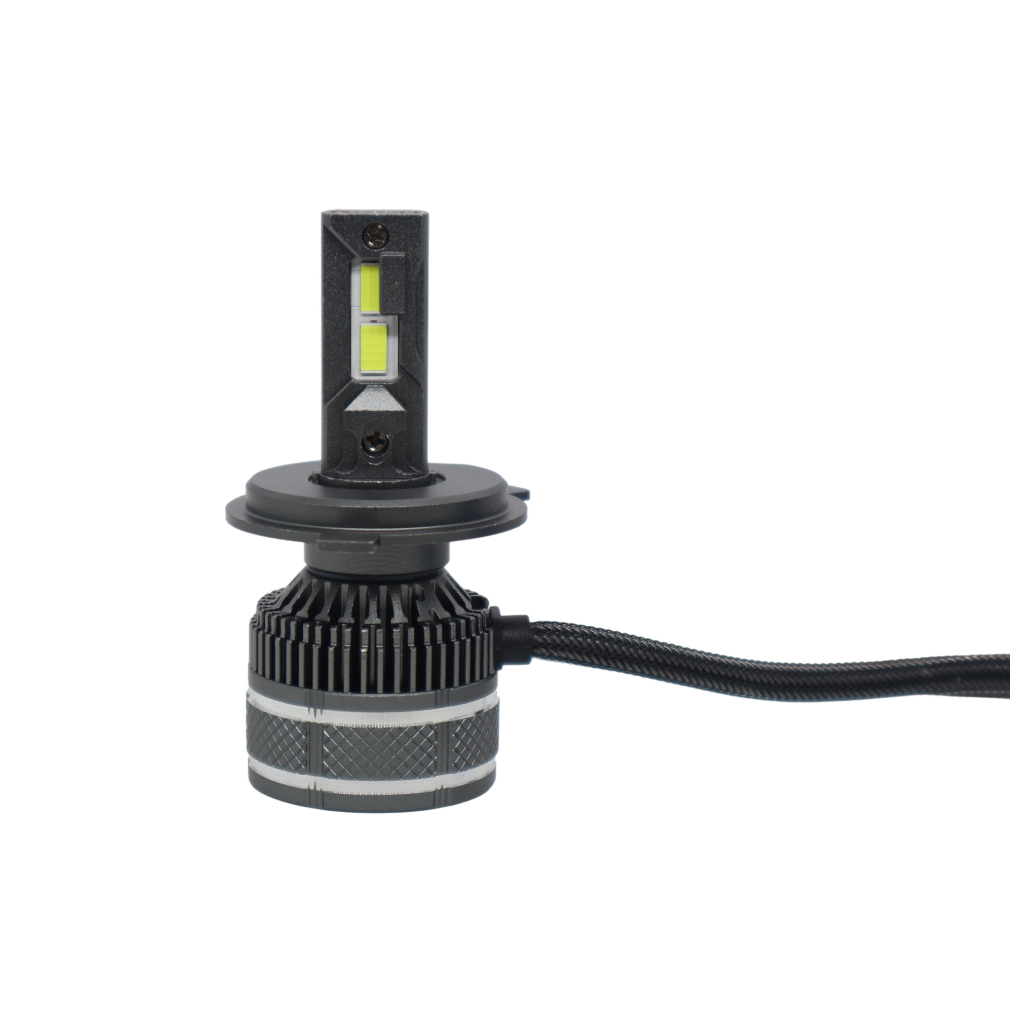 Moto Genius 100W H4 NIGHT EYE LED Headlight – White Light with Cooling Fan (18 Months Warranty)