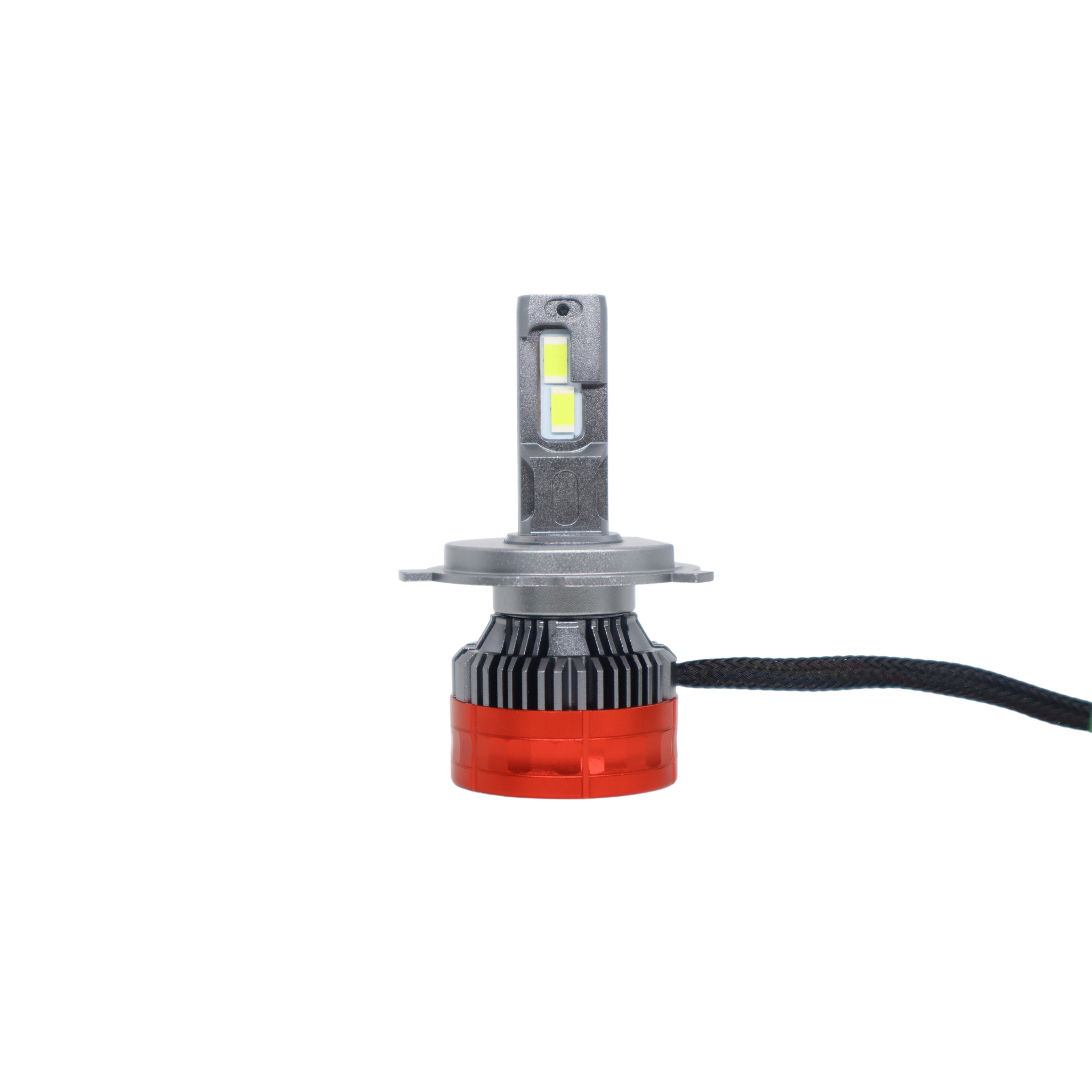 Moto Genius 60W H4 NIGHT EYE LED Headlight – White Light with Cooling Fan (18 Months Warranty)