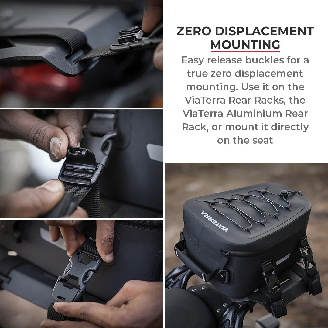 Viaterra Waterproof Tail/Seat Bag 6L