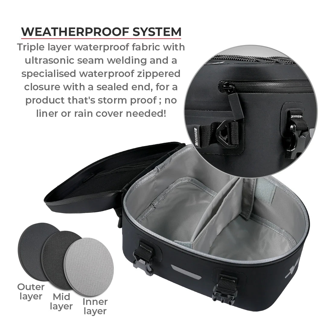 Viaterra Waterproof Tail/Seat Bag 6L