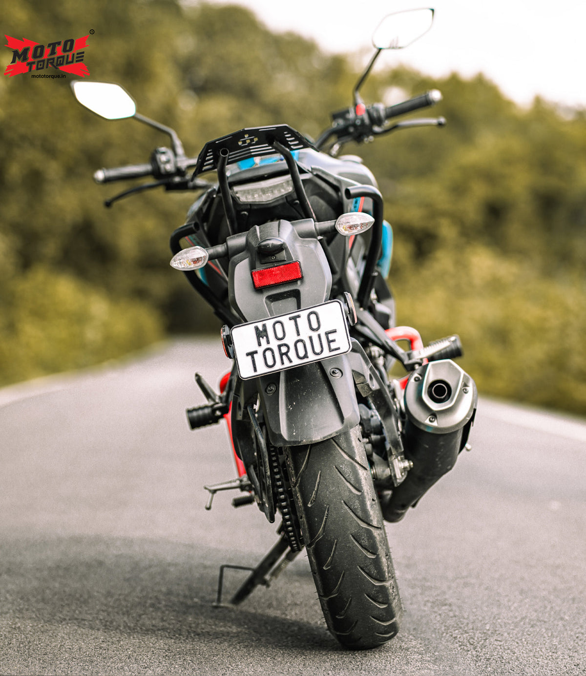 ALPHA- Yamaha MT-15 Crash Guard v2.0 (RED) | Moto Torque